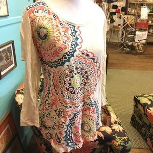 Lucky Brand 3/4 Sleeve T-Shirt